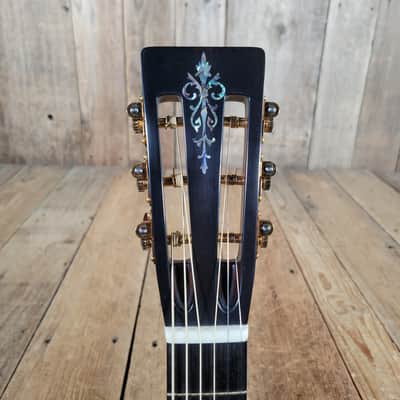Preston Thompson Guitars Size 2 BA Brazilian Rosewood and Spruce Parlor Guitar with Calton Case - Natural image 5