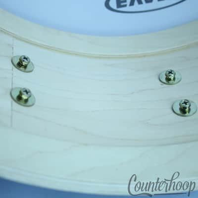 *Custom 14x6.5"Snare Drum Peacock Pearl 100% Maple Shell Chrome Die-Cast Rims* image 11