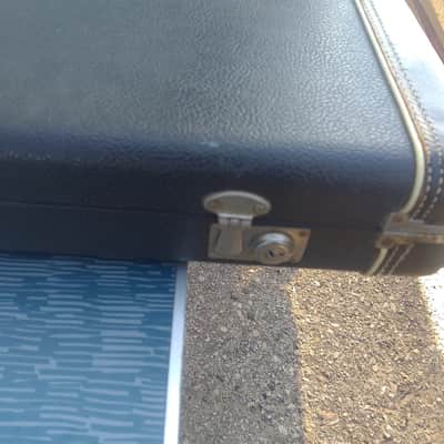 Fender Bass Hard Case Tail Logo 1966 / 1971 - Black image 5
