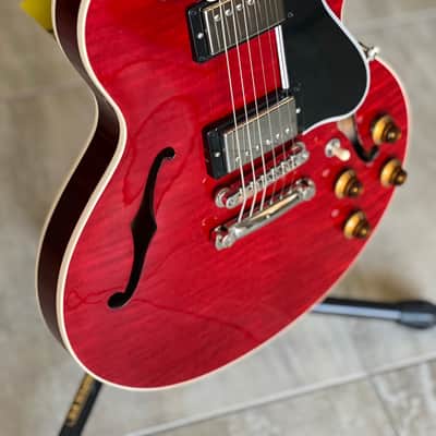 Gibson Custom CS-336 Guitar Figured Top Faded Cherry 6 lbs 6 oz image 1