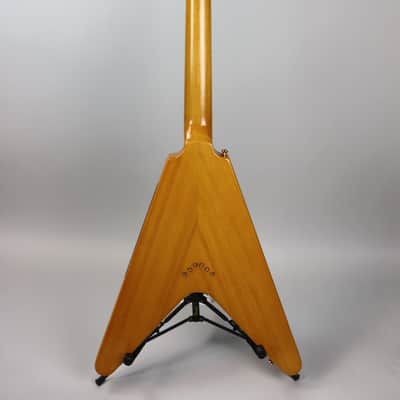 Epiphone 1958 Korina Flying V (White Pickguard) Aged Natural image 7