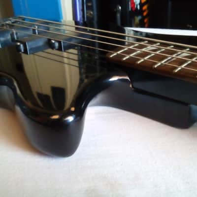 Ultra Rare 1987 Vintage Ovation Celebrity BC-2 Solid Body Bass Guitar (Black) With RR Gig Bag image 5