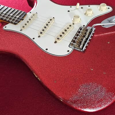 Fender Fender Custom Shop '68 Relic Reissue - Candy Apple 2000's - Candy Apple Red image 3