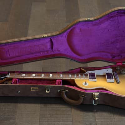 2012 Gibson Custom Shop 1954 Reissue Les Paul Standard BurstBuckers Electric Guitar Goldtop + COA OHSC image 23