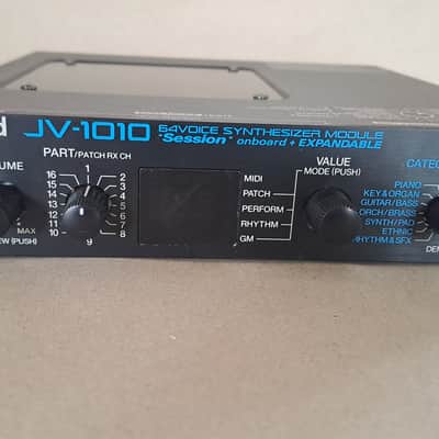 Roland JV-1010 64-Voice Synthesizer Module 1999 - 2003 - Black