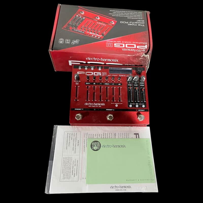 Electro-Harmonix POG3 Polyphonic Octave Generator 2024 - Present - Red X14010 image 1