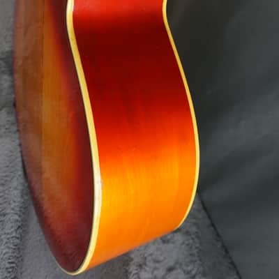 Morales M350 Jumbo Acoustic Japan Sunburst w/ Hard Case image 17