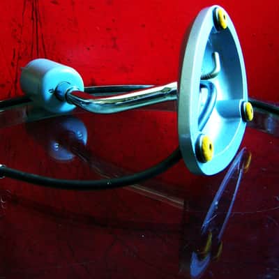 Vintage 1950's Altec 633A dynamic microphone "Salt Shaker" w period stand & cable High Z PROP 8 image 16