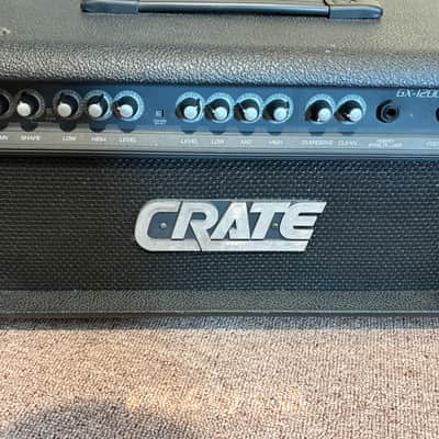 Crate GX-1200H 2-Channel 100-Watt Solid State Guitar Amp Head 2000s - Black image 1