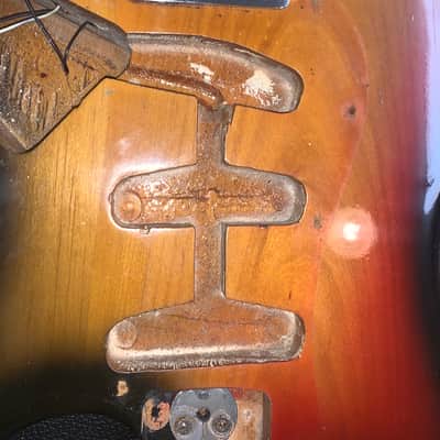 Vintage 1973 fender Stratocaster maple Fretboard electric.guitar hardtail  made in the usa  Sunburst image 23