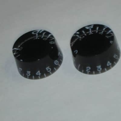 TWO new (open package) very near A+ genuine Gibson BLACK SPEED Knobs PRSK-010 (only 2 knobs from the PRSK-010 set are for sale - the other 2 knobs are NOT included) minor surface imperfections on top sides image 14