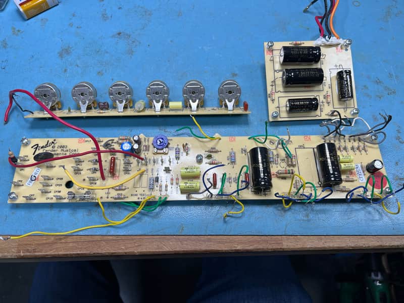 Fender '59 LTD Bassman Tweed Reissue Circuit Boards Upgraded image 1