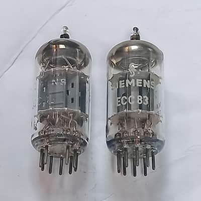 2 pieces SIEMENS ECC83 12AX7 electron tube image 1
