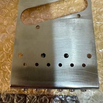 Hipshot Telecaster 6-Saddle Retrofit Bridge - 4-Hole Mount - Stainless Steel image 2