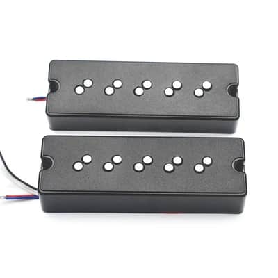 5 String Bass Soapbar Pickups Alnico 5 Magnets image 1