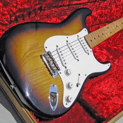 1956 Fender Stratocaster Strat 56 Sunburst X.A. image 6