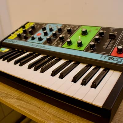 Moog Grandmother 32-Key Semi-Modular Analog Synthesizer 2018 - Present - Black / Multi-Colored Panel image 3
