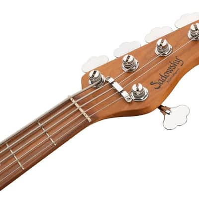 Sadowsky MetroExpress 24-Fret Modern Bass, Morado Fingerboard, 5-String - Solid Silver Metallic High Polish image 5