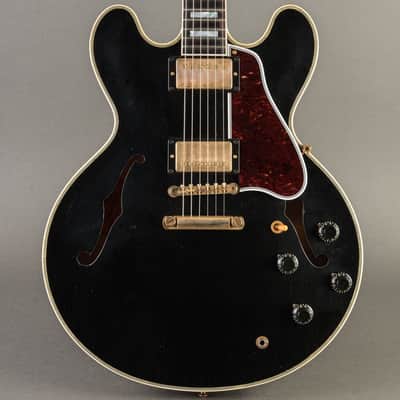 Gibson Custom Shop 1959 ES-355 Stop Bar Murphy Lab Prototype Ultra Light Aged 2022, Ebony image 1