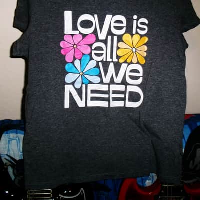 beatles lyric love is all we need NEW 4T kids tee - imagine john paul sgt. pepper epiphone children pop image 1