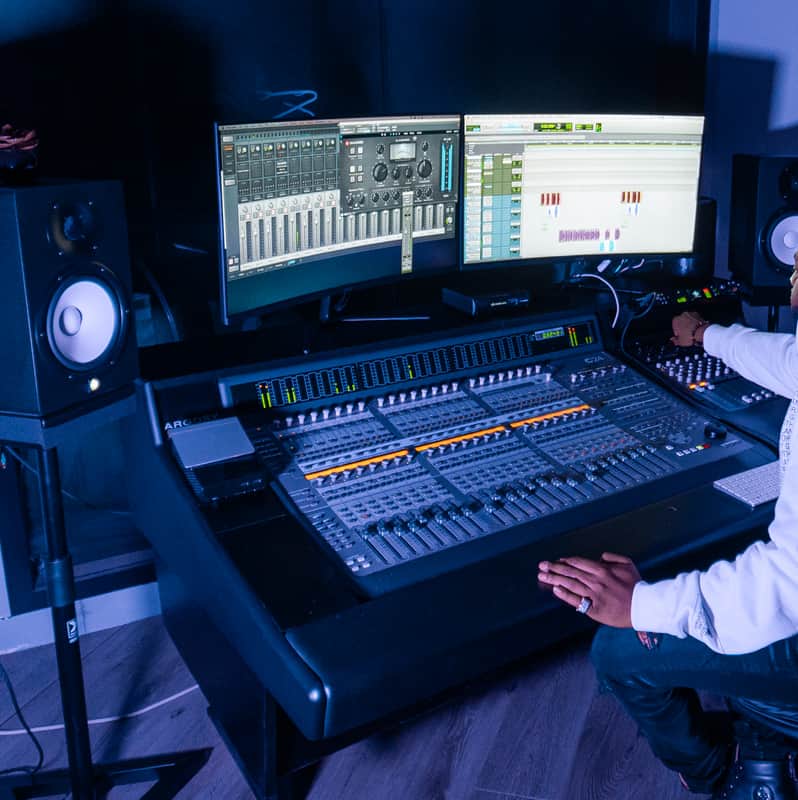 Avid C24 Pro Tools Control Surface & Argosy Desk image 1