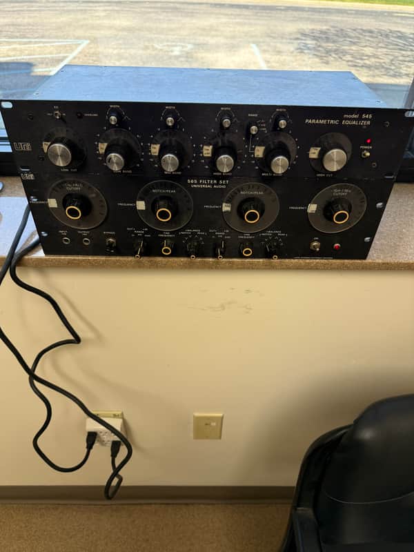 Urei 545 + 565 Vintage Parametric EQ & Filter 1970S - Black image 1