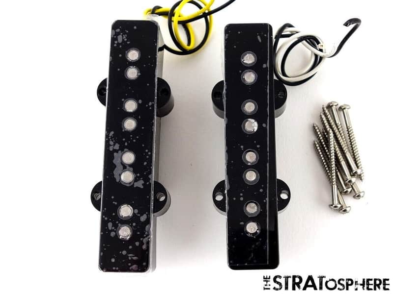 Fender Player JAZZ BASS PICKUPS, Alnico 5 Pickup Set of 2 Bass Guitar Part. image 1