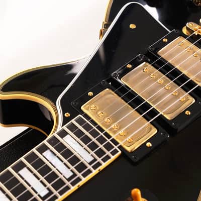 Gibson Custom 1957 Les Paul Custom Reissue 3-Pickup Bigsby VOS Ebony 2024 image 12
