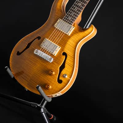 2008 PRS Hollowbody II Amber Archtop Pickups Rare image 10