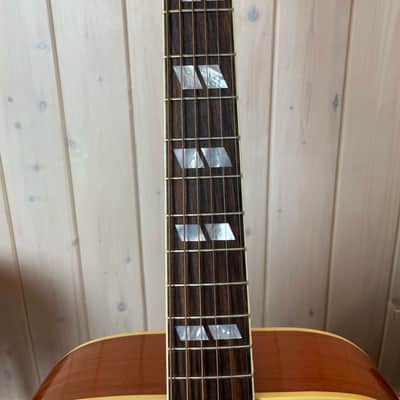 Gibson 1960 Hummingbird Fixed Bridge 2024 - Heritage Cherry Sunburst image 5