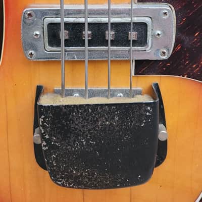 RARE! Teisco Kingston FB2 Violin Bass Sunburst 1967 Japan image 13