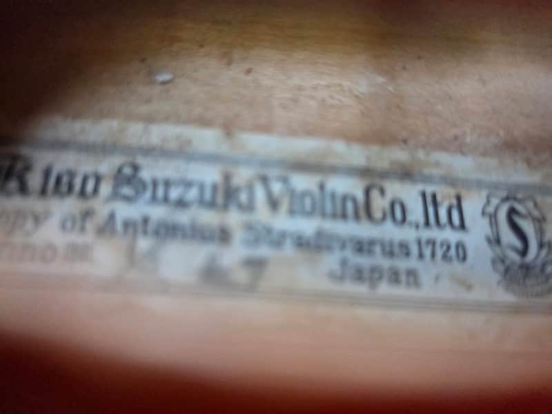 Kiso Suzuki No.7 sized 1/4 violin, Japan (Nagoya) 1981, Very Good