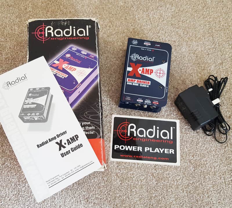 Immagine Radial X-AMP Active Reamping Device 2010s - Blue - 1