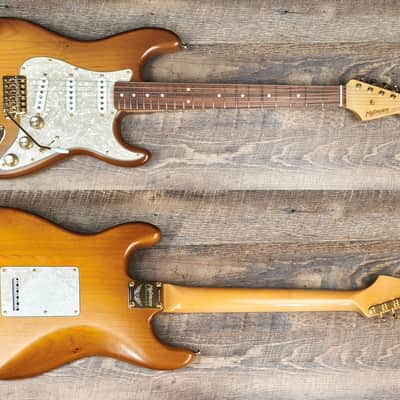 MyDream Partcaster Custom Built - Honey Burst Gold Short Scale JM Dippers image 1