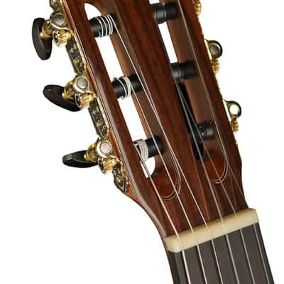Manuel Rodriguez F-S MAGISTRAL Series All Solid 4/4 Size Armrest Solid Spruce Top Nylon 6-String Classical Acoustic Guitar image 5