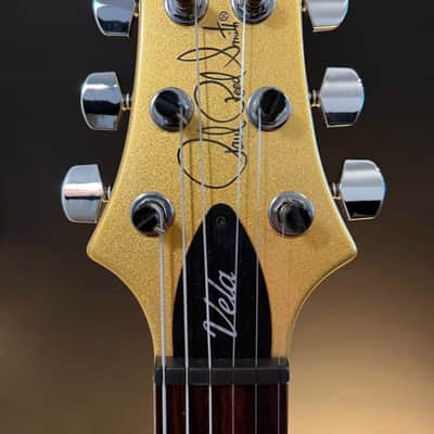 PRS USA S2 Vela 2016 - Rare Discontinued Egyptian Gold Metallic - Mint Cased w/ Docs image 7