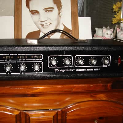 Traynor Voicemate YVM-3 Reverb Head 1975 Black image 1
