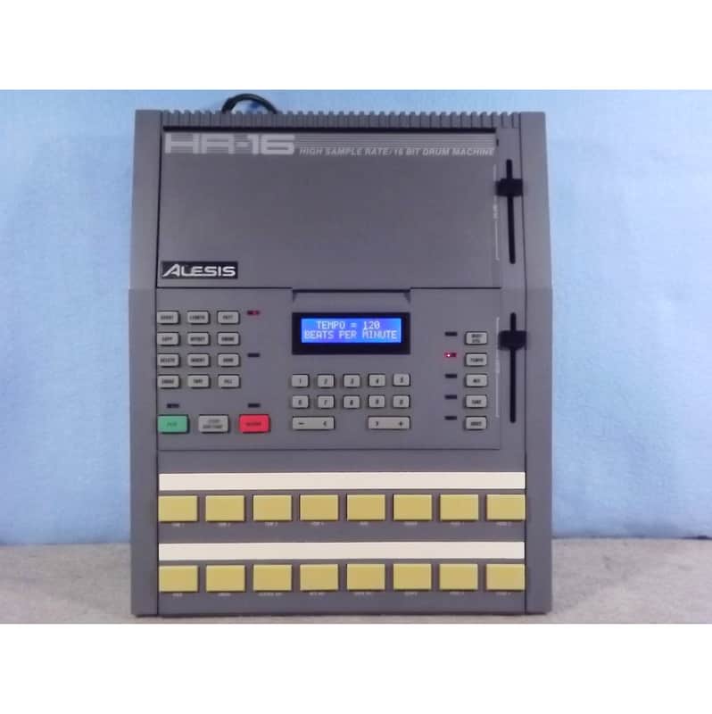 Alesis HR-16 Drum Machine w/ Custom ROMS and tactile switches image 1