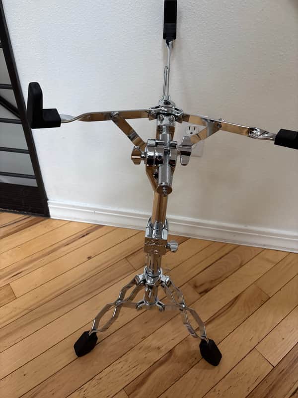 DW DWCP5300 5000 Series Double-Braced Snare Drum Stand 2010s - Chrome image 1