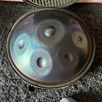 Zen Pan (Soundtopia) Handpan 9-Note Aeolian Mode Handpan 2019 - Natural Steel image 4