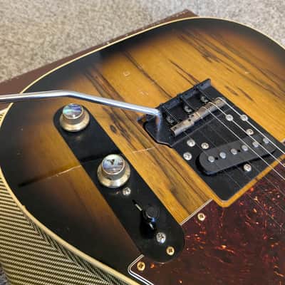 Warmoth/Fender Telecaster Black Korina image 9