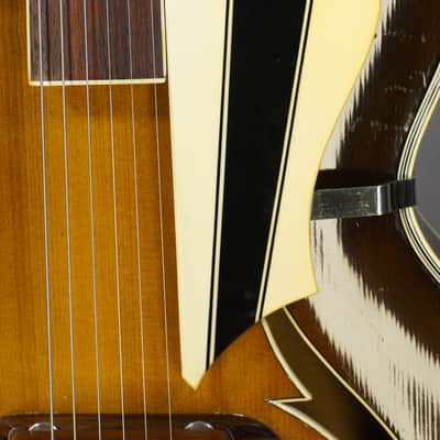 Sampo Archtop 1950s - Chocolate Sunburst made In Germany image 4