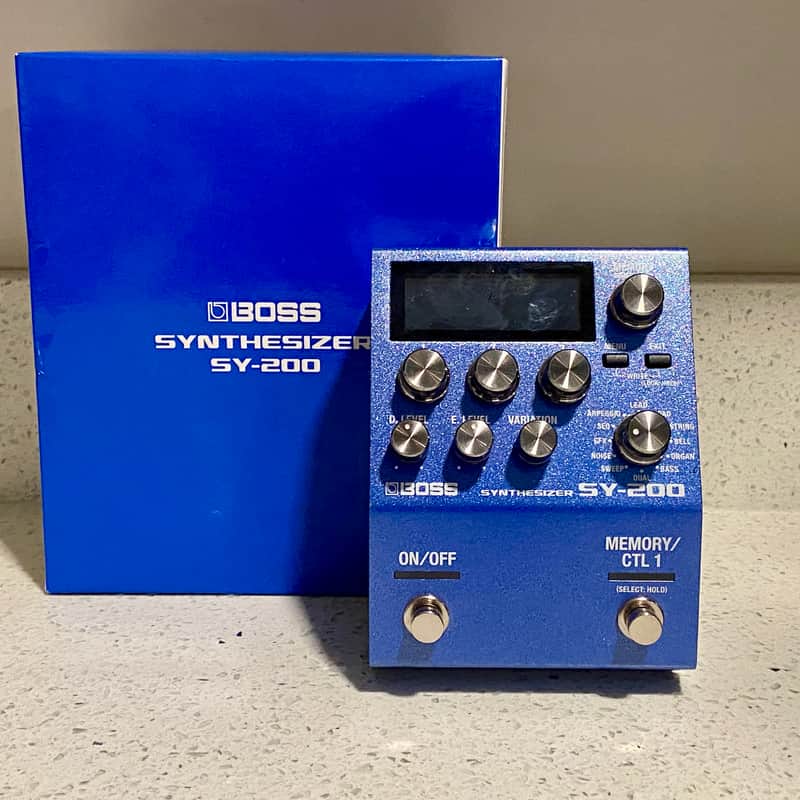 ~2023 Boss SY-200 Synthesizer Blue
