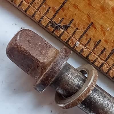 Leedy/Ludwig 1+ Nickel 4 1/4" Tension T-Rod Snare/Tom Drum Vintage 30s Tall-Head image 2