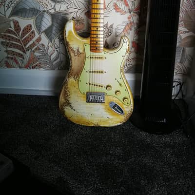 Vtt Relics Strat 50's - Blond Hardtail (with checking) image 16