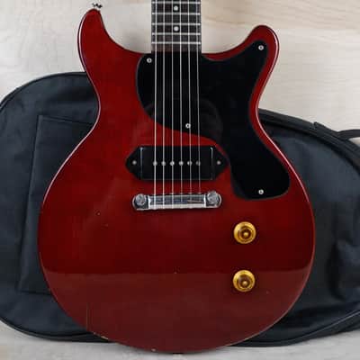 Orville Les Paul Junior Double Cut-Away LPJD-70 1990 Cherry Japan Licensed Gibson Jr DC w/ Gig Bag image 1