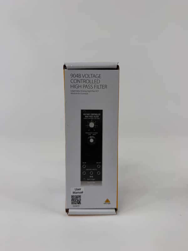 Behringer 904B Voltage Controlled High Pass Filter Eurorack Synthesizer Module 2020 - Present - Black image 1