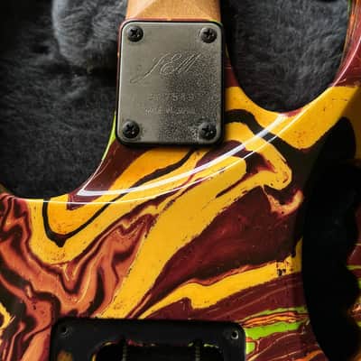 Ibanez JEM77 PMC Purple Multi Color Steve Vai with Case image 11