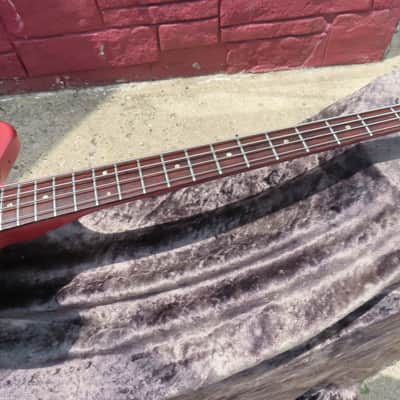 GIBSON 1966 THUNDERBIRD ll BASS BURGUNDY MIST PRO REFIN NON-REVERSE  RARE! [VIDEO] image 8