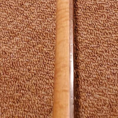 Flamed roasted satin 4 string bass neck image 14